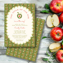 Invitación Manzana de nuestro Ojo Autumn Whimsical Gender Neu