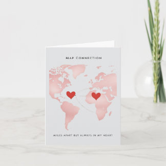 Invitación Map Connection Card
