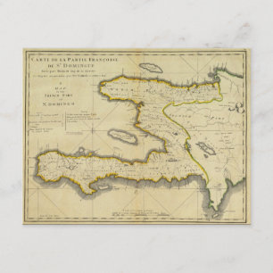Invitación Mapa 1814 de Haití de Mathew Carey