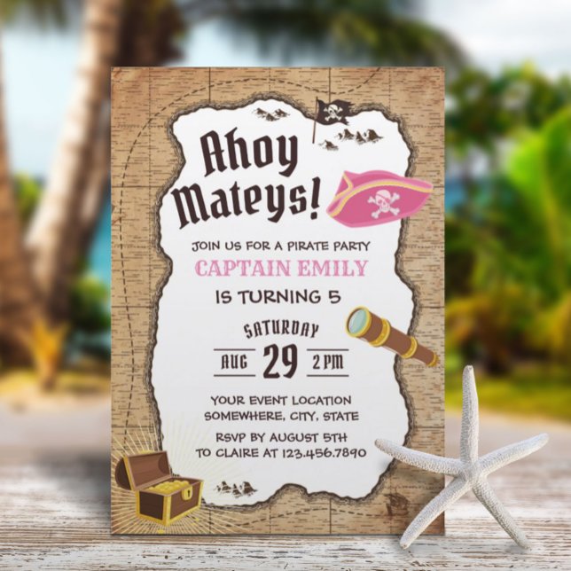 Invitación Mapa de aventuras de Chicas del Partido de los Año (Subido por el creador)