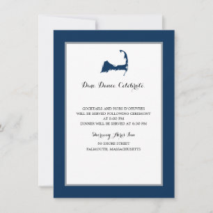 Invitación Mapa de bacalao de la Marina Azul del Cabo   Recep