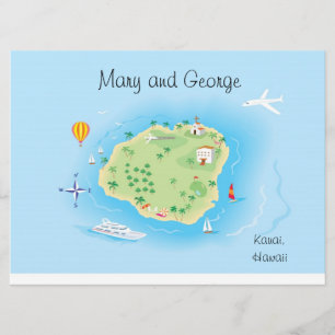 Invitación Mapa de Boda Ilustrado Personalizado (preguntar pr