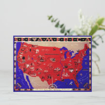 Mapa de la Oficina de Viajes de los Estados Unidos