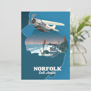 Invitación Mapa de Norfolk East Anglia