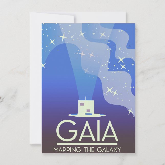 Invitación Mapa del universo de GAIA (Reverso)