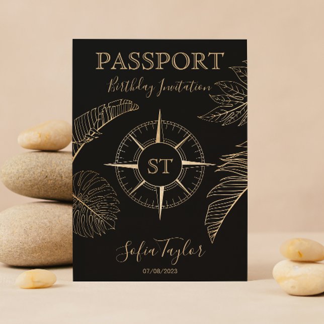 Invitación Mapa Mundial de México  Pasaporte de Cumpleaños  (Subido por el creador)