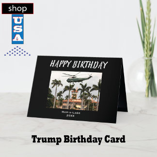 Invitación Mar-a-Lago Trump 🎉 Funny 40th Birthday Card