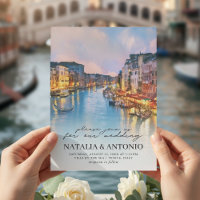 Mar de Italia | Boda de acuarela del Canal de Vene