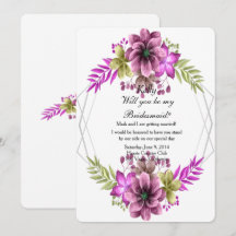 Maravilla Floral De Color Rosa Y Verde