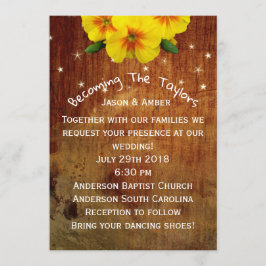 Invitación Maravillas en la madera