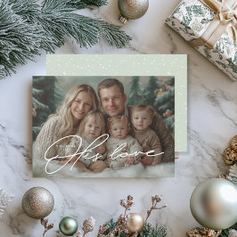 Invitación Maravillas verdes de sus Navidades de amor cargan