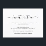 Invitación Maravillosamente Simple Dulce Fiesta de Cumpleaños<br><div class="desc">Un marco maravillosamente simple para invitar a los invitados a la celebración especial de cumpleaños.</div>