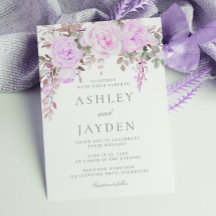 Maravilloso Boda Purple Floral