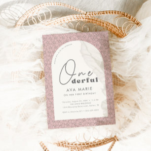 Invitación Maravilloso Chicas de la diáspora retro rosado 1er