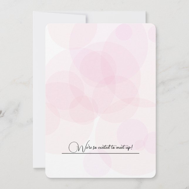 Invitación Maravilloso marco acuarela Cumpleaños personalizad (Reverso)