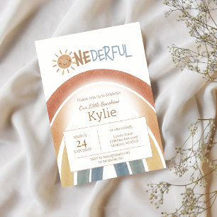 Invitación Maravilloso Minimalista Boho Terracotta Primer cum