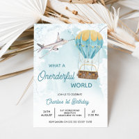 Maravilloso mundo azul amarillo vintage Primer cum