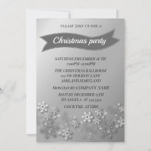 Invitación Maravilloso, Navidades de Guay Silver Sparkly