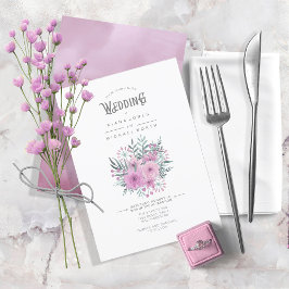 Invitación Marca de agua Boda Lilac ID654