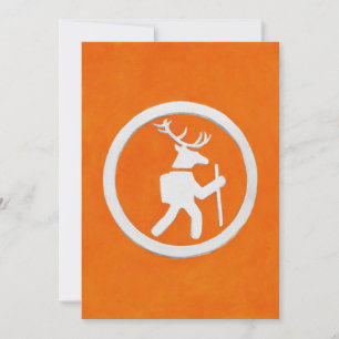Invitación Marcador de sendero de ciervos