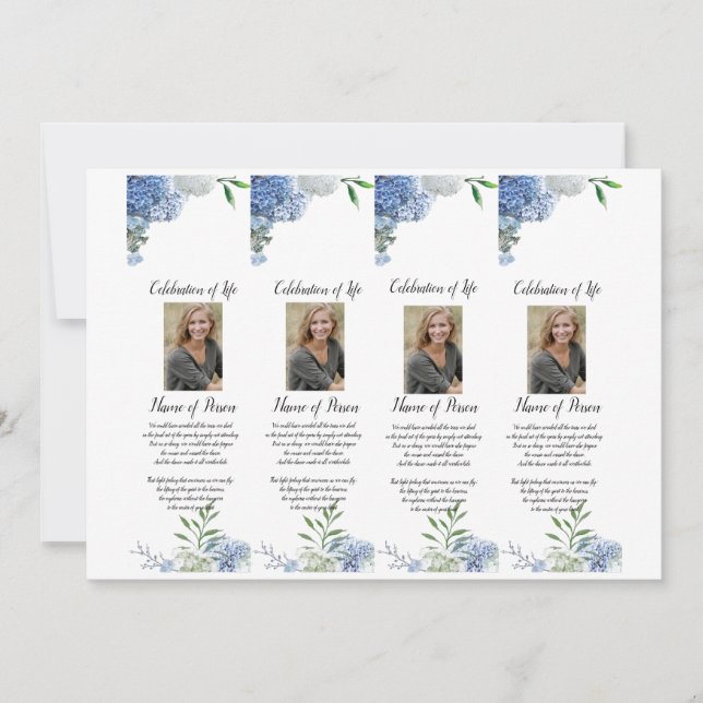 Invitación Marcadores funerarios de mariposas rosadas (Anverso)