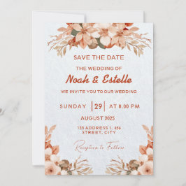 Invitación Marcar su calendario: Guardar la fecha