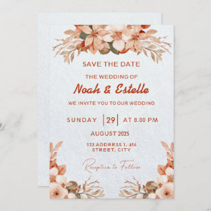 Invitación Marcar su calendario: Guardar la fecha