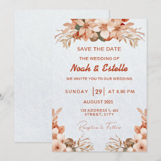 Invitación Marcar su calendario: Guardar la fecha