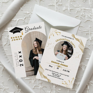 Invitación Marcar su logro: fiesta de graduación