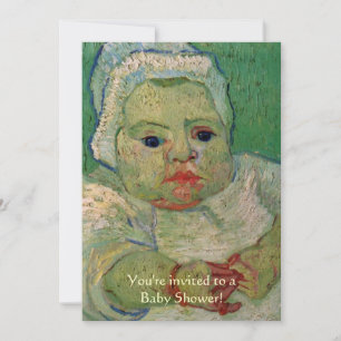 Invitación Marcelle Roulin de Vincent van Gogh, Baby Shower