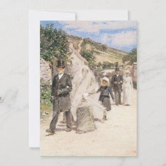 Invitación Marcha boda por Robinson, arte impresionista