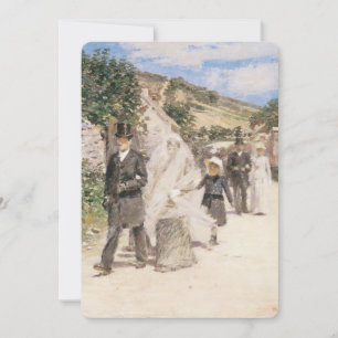 Invitación Marcha Nupcial de Robinson, Arte Impresionista