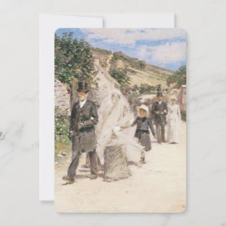 Invitación Marcha Nupcial de Robinson, Arte Impresionista