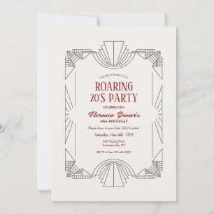 Invitación Marco Art Deco