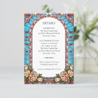Invitación Marco de Boda de vidrio templado Insertar gabinete