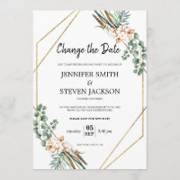 Marco de Greenery Boho Gliter Cambiar la Fecha