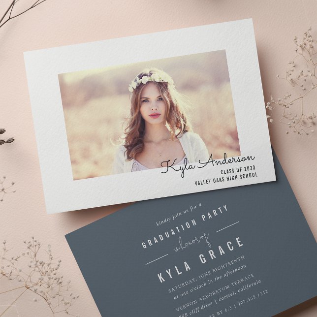 Invitación Marco de la firma | Foto Partido de Graduación (Subido por el creador)