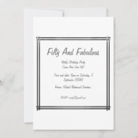 Marco De Moda Plata Cincuenta Y Fabuloso Cumpleaño