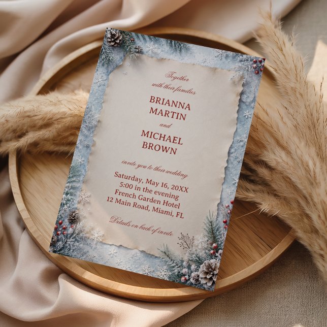 Invitación Marco de Pergamino Vintage (Subido por el creador)