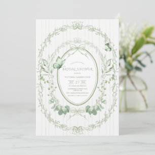 Invitación Marco de Vegetación Caprichosa para Despedida de S