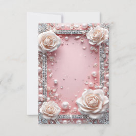 Invitación Marco decorativo elegante de bodas