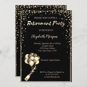 Invitación Marco elegante para diamantes, balones, Fiesta de