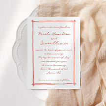 Marco esbozado Mano caprichosa dibujada Boda