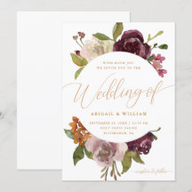 Marco floral de bonito con Boda caligráfico