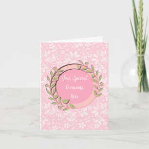 Invitación Marco Floral Elegante: para cualquier ocasión