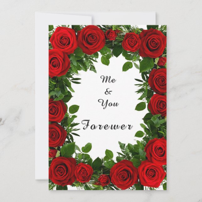 Invitación Marco Floral Ornamentado (Anverso)
