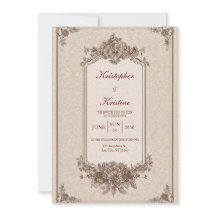 Marco floral victoriano Elegante matrimonio