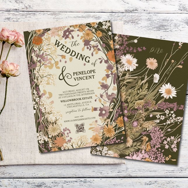 Invitación Marco floral vintage (Subido por el creador)