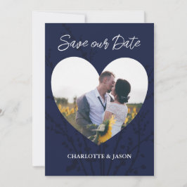 Invitación Marco moderno fotográfico de la Marina Salva La Fe