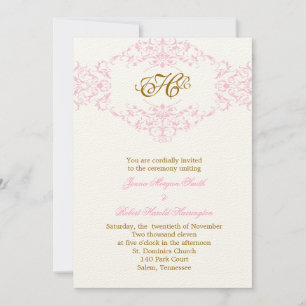 Invitación Marco ornamental vintage